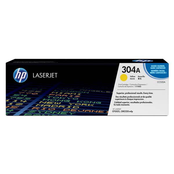 HP CC532A 304A original žuti toner HP CC532A 304A original žuti toner