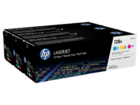 HP CF371AM 128A CE321A/CE322A/CE323A 3-pack original toner HP CF371AM 128A CE321A/CE322A/CE323A 3-pack original toner