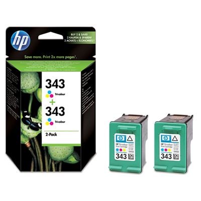 HP CB332EE No.343 original kolor tinta duplo pakiranje HP CB332EE No.343 original kolor tinta duplo pakiranje