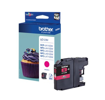 BRO2D01105Fhigh.jpg Brother LC-123M Spremnik s tintom magenta boje - Slika 1
