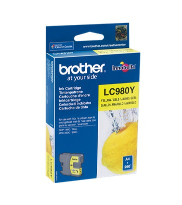 BRO2D01195Fhigh.jpg Brother LC-980Y Spremnik s tintom žute boje - Slika 1