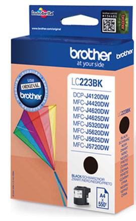 BRO2D01465Fhigh.jpg Brother LC-223BK Spremnik s tintom crne boje - Slika 1