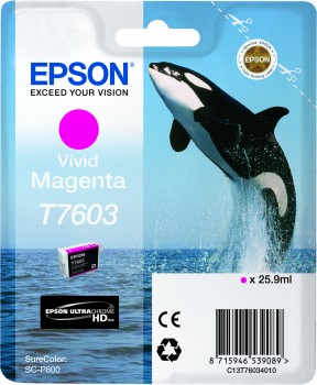 EPS2D24345Fhigh.jpg EPSON Tinta T7603 Vivid Magenta za SC-P600 - Slika 1