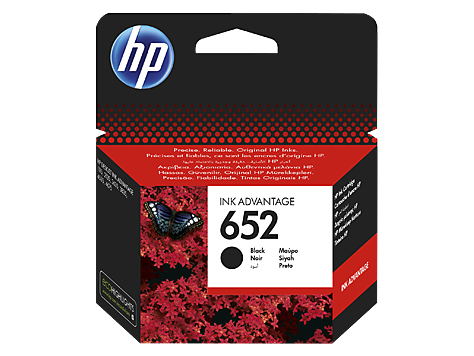 HP F6V25AE No.652 original crna tinta HP F6V25AE No.652 original crna tinta
