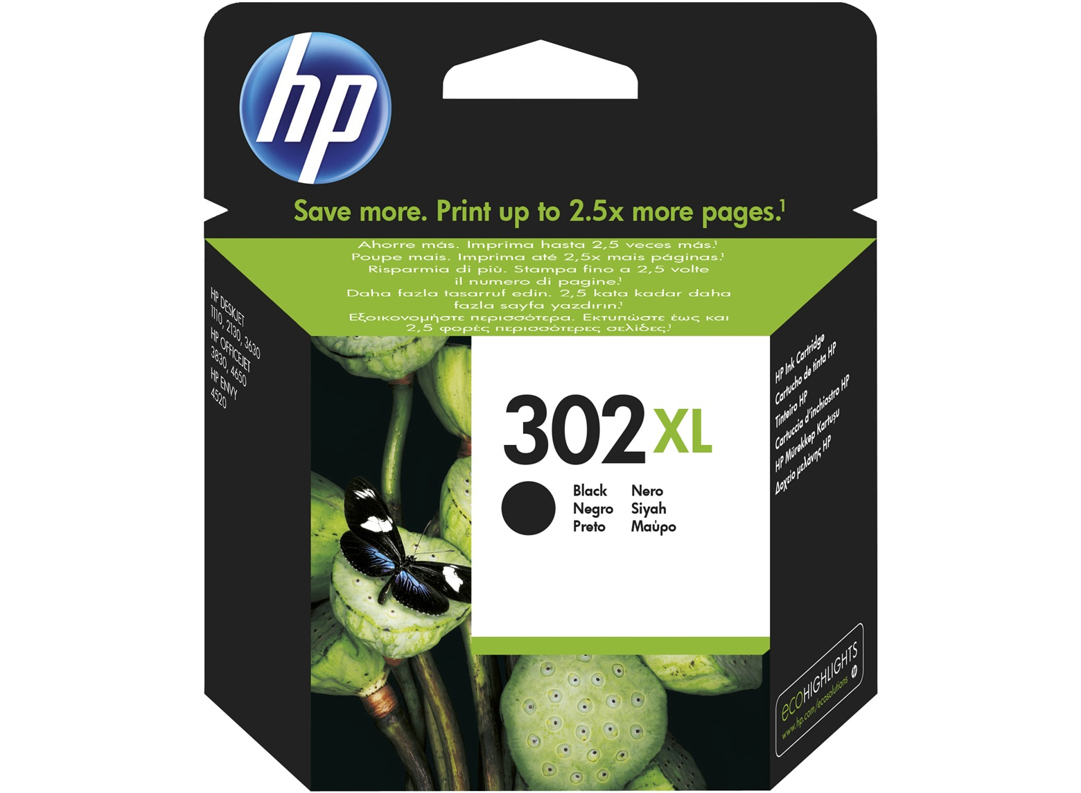 HP F6U68AE No.302XL original crna tinta HP F6U68AE No.302XL original crna tinta