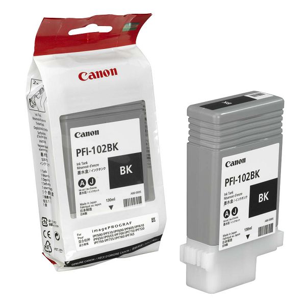 Canon PFI-102 BK original crna tinta Canon PFI-102 BK original crna tinta
