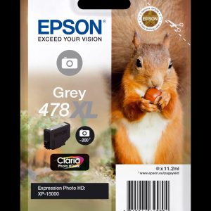 EPSON 478XL original siva tinta C13T04F64010