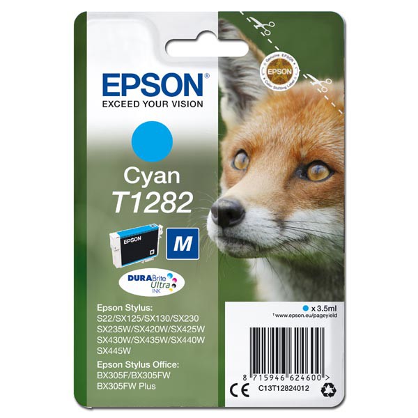 Epson T1282 original tinta cyan (plava) Epson T1282 original tinta cyan (plava)