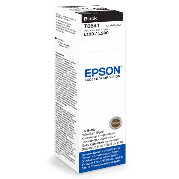 Epson T6641 tinta black (crna) L100/110/200/210/300/355/550 Epson T6641 tinta black (crna) L100/110/200/210/300/355/550