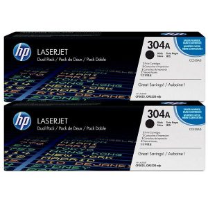 HP CC530AD 304A 2-pack original crni toner