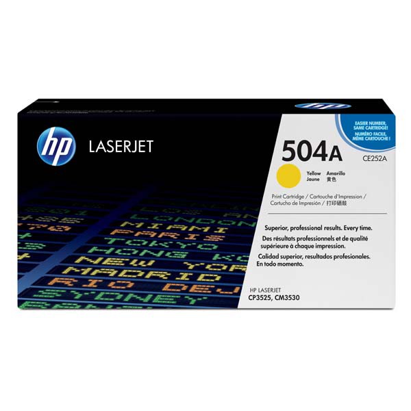 HP CE252A 504A original žuti toner HP CE252A 504A original žuti toner