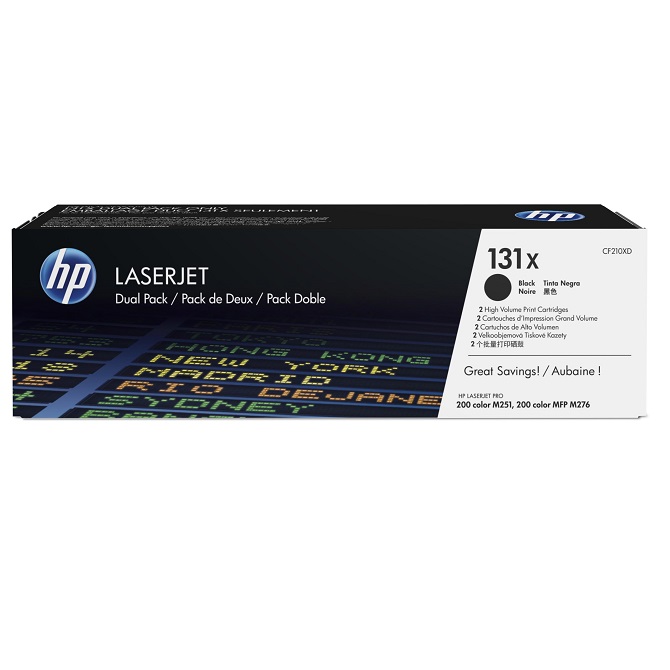 HP CF210XD 131X original crni toner 2-pack HP CF210XD 131X original crni toner 2-pack