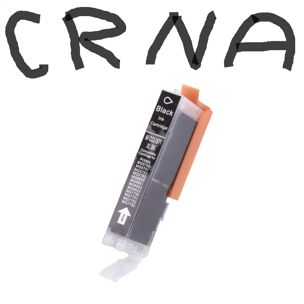 Canon CLI-571XL zamjenska tinta black (crna) 0331C001 Canon CLI-571XL zamjenska tinta black (crna) 0331C001