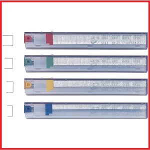 Spajalice strojne u kazeti K12 od 56-80 listova pk5 Leitz 55940000 crvene