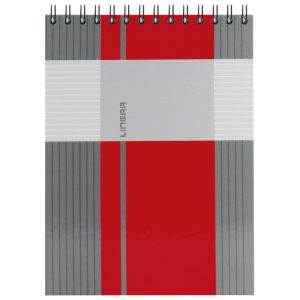 Blok kolegij A5 karo 80L spirala gore mat+lak Linear Marker 4-65