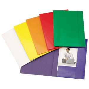 Fascikl klapna s gumicom karton plastificirani A4 Fornax zeleni