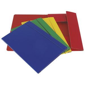 Fascikl klapna s gumicom karton plastificirani A4 pk5 Fornax sortirano
