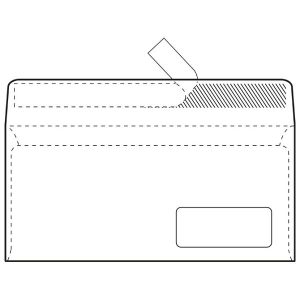 Kuverte ABT-PD strip za laser printer 90g pk1000 Croatan