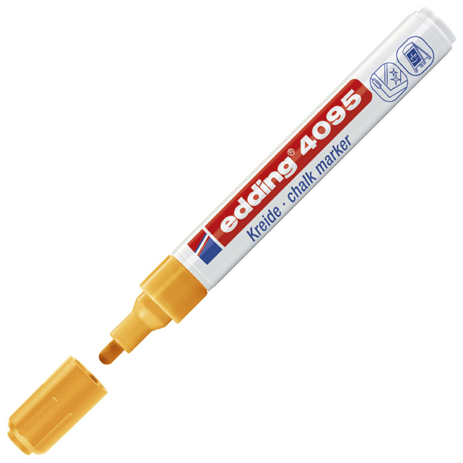 Marker-kreda za staklo 2-3 mm Edding 4095 neon narančasti Marker-kreda za staklo 2-3 mm Edding 4095 neon narančasti