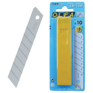 Nož za skalpel 18 mm pk10 Olfa srebrni