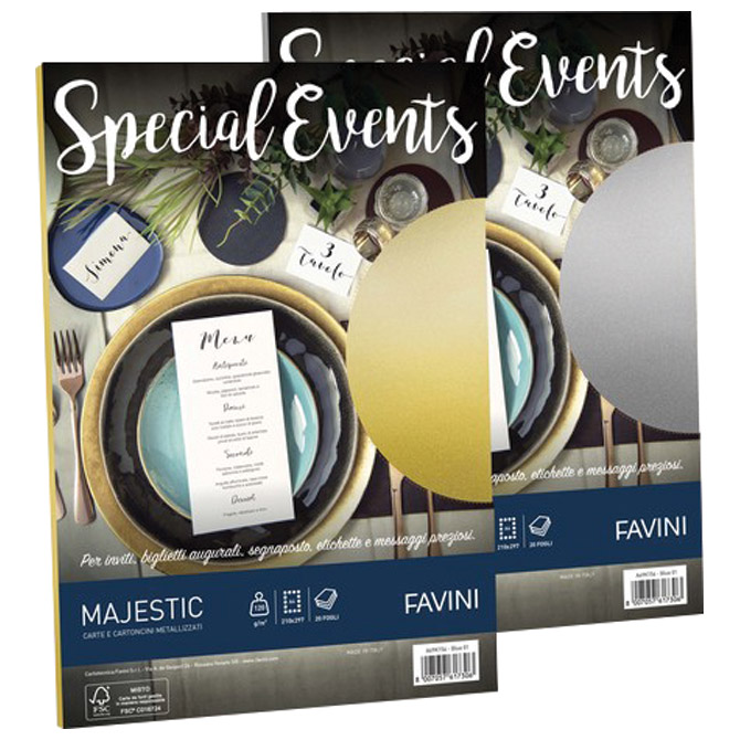 Papir ILK Special Events A4 120g pk20 Favini zlatni Papir ILK Special Events A4 120g pk20 Favini zlatni