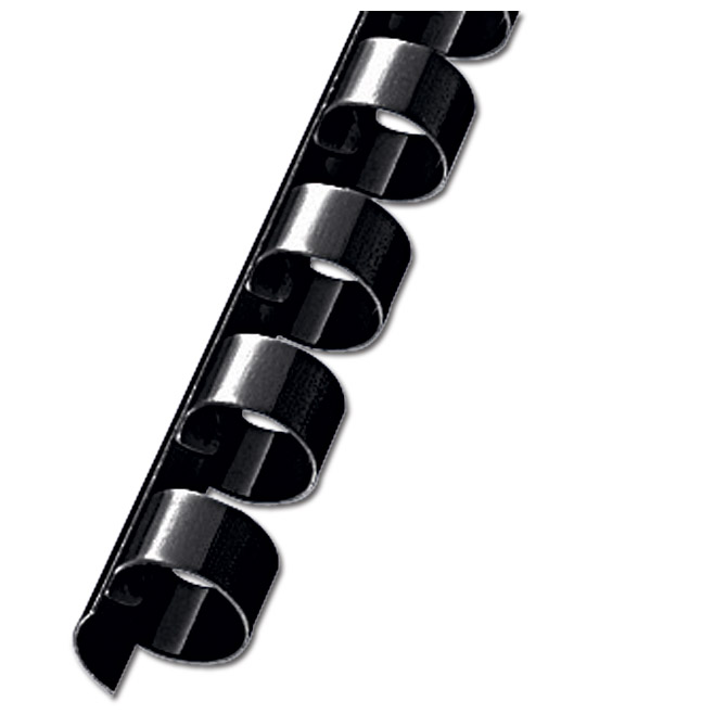Spirala plastična fi-19 mm pk100 Fornax crna Spirala plastična fi-19 mm pk100 Fornax crna