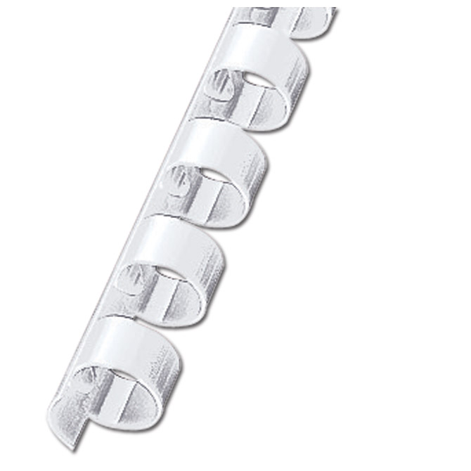 Spirala plastična fi-19 mm pk100 GBC.4028611 bijela Spirala plastična fi-19 mm pk100 GBC.4028611 bijela