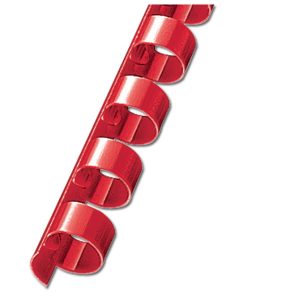 Spirala plastična fi-25 mm pk50 Fornax crvena