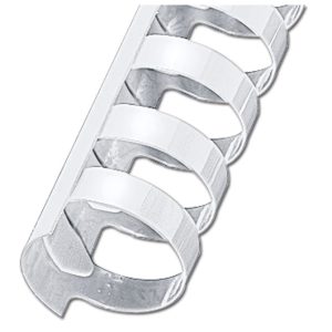 Spirala plastična fi-45 mm oval pk50 Fornax bijela