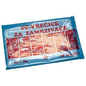 Vrećica pvc za zamrzavanje LD 1kg pk30 Metaloplast