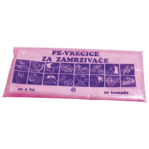 Vrećica pvc za zamrzavanje LD 4kg pk30 Metaloplast