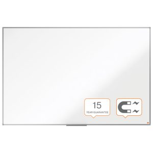 Ploča magnetna 180x120 cm aluminijski okvir Essence Steel Nobo 1905213 bijela