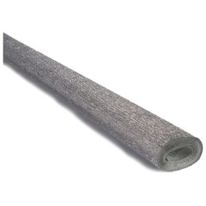Papir krep 60g 50x150cm Cartotecnica Rossi 402 metalik srebrni