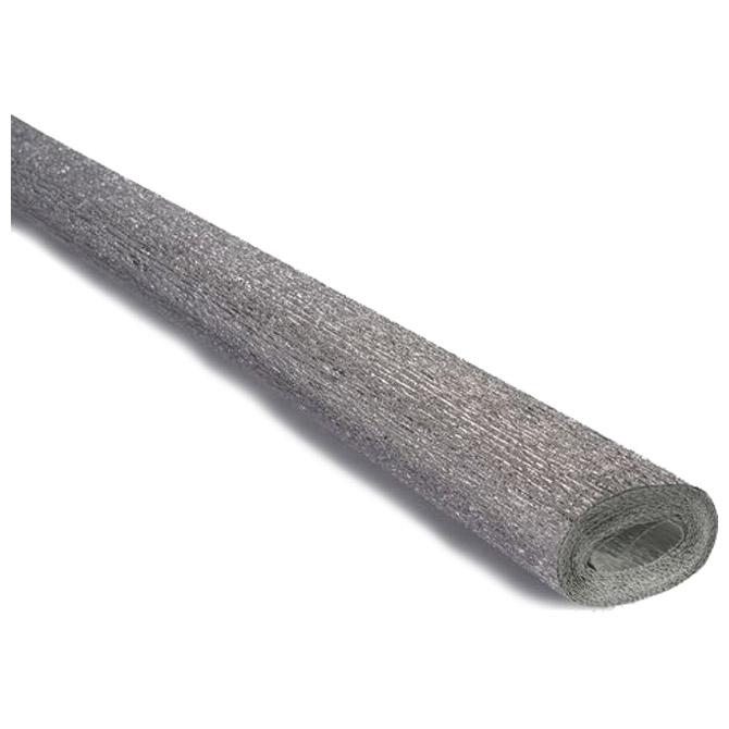 Papir krep 60g 50x150cm Cartotecnica Rossi 402 metalik srebrni Papir krep 60g 50x150cm Cartotecnica Rossi 402 metalik srebrni