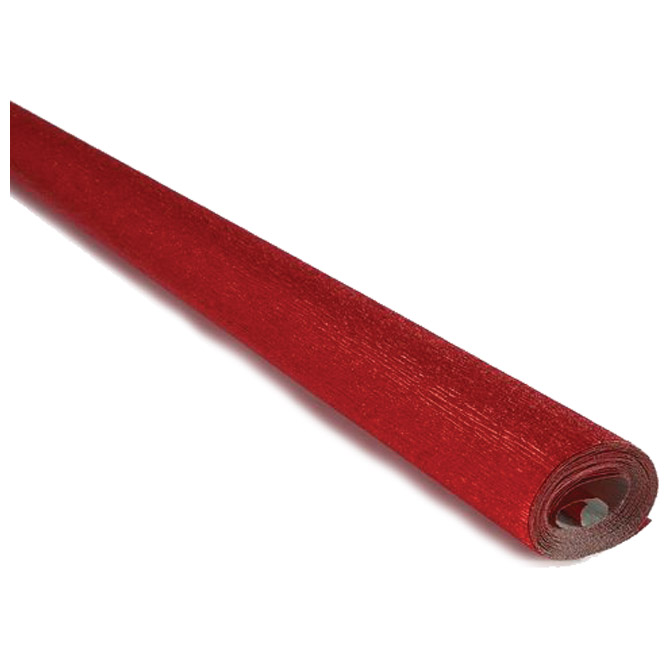 Papir krep 60g 50x150cm Cartotecnica Rossi 403 metalik crveni Papir krep 60g 50x150cm Cartotecnica Rossi 403 metalik crveni