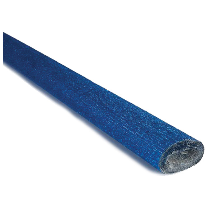 Papir krep 60g 50x150cm Cartotecnica Rossi 405 metalik plavi Papir krep 60g 50x150cm Cartotecnica Rossi 405 metalik plavi
