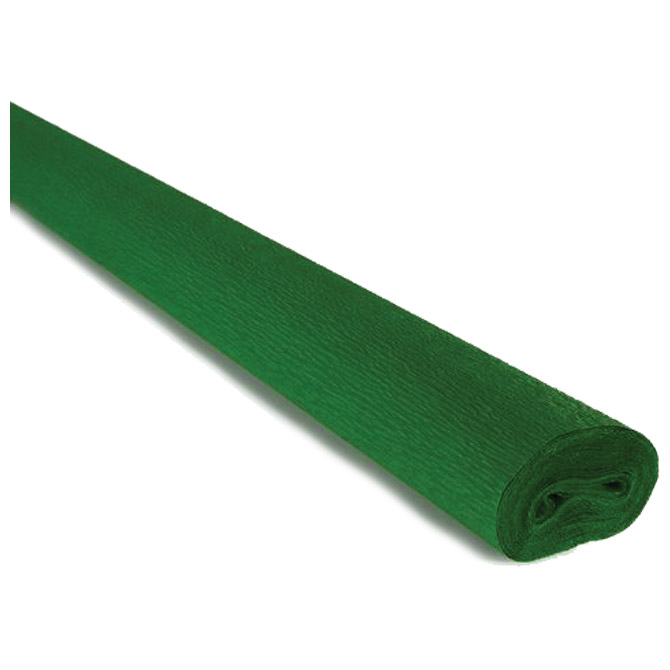000000633.jpg Papir krep 40g 50x250cm Cartotecnica Rossi 238 tamno zeleni - Slika 1