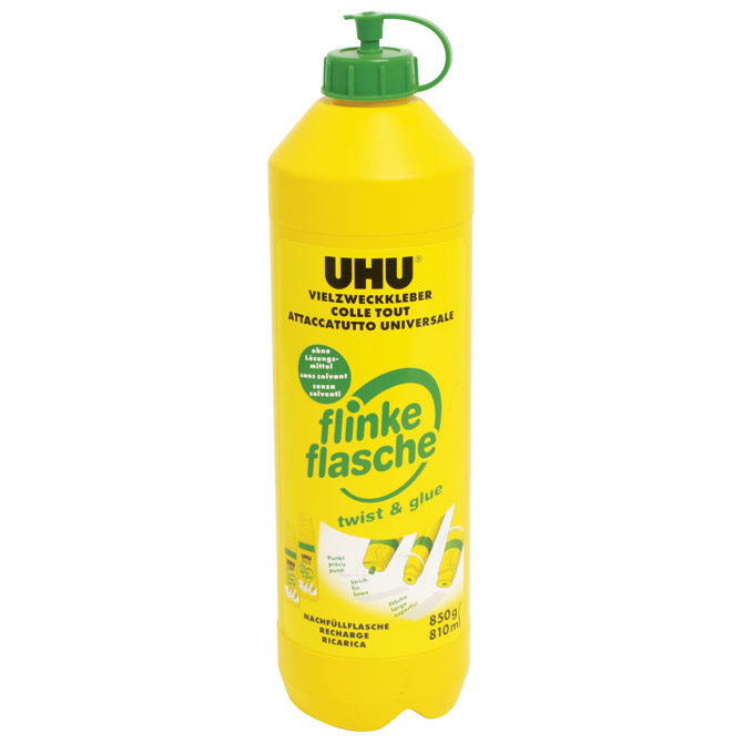 Ljepilo univerzalno 850g bez otapala Twist&Glue UHU.46325 zeleno Ljepilo univerzalno 850g bez otapala Twist&Glue UHU.46325 zeleno