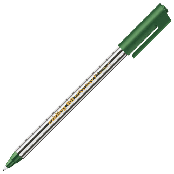 000000853.jpg Flomaster liner uredski F 0,6mm Edding 88 zeleni - Slika 1