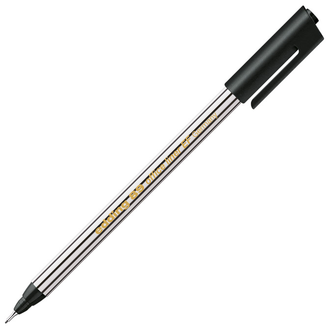 Flomaster liner uredski EF 0,3mm Edding 89 crni Flomaster liner uredski EF 0,3mm Edding 89 crni