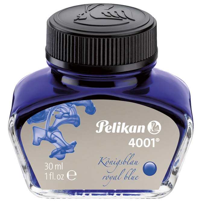 000001090.jpg Tinta za nalivpero bočica 30ml 4001 Pelikan 301010 plava - Slika 1