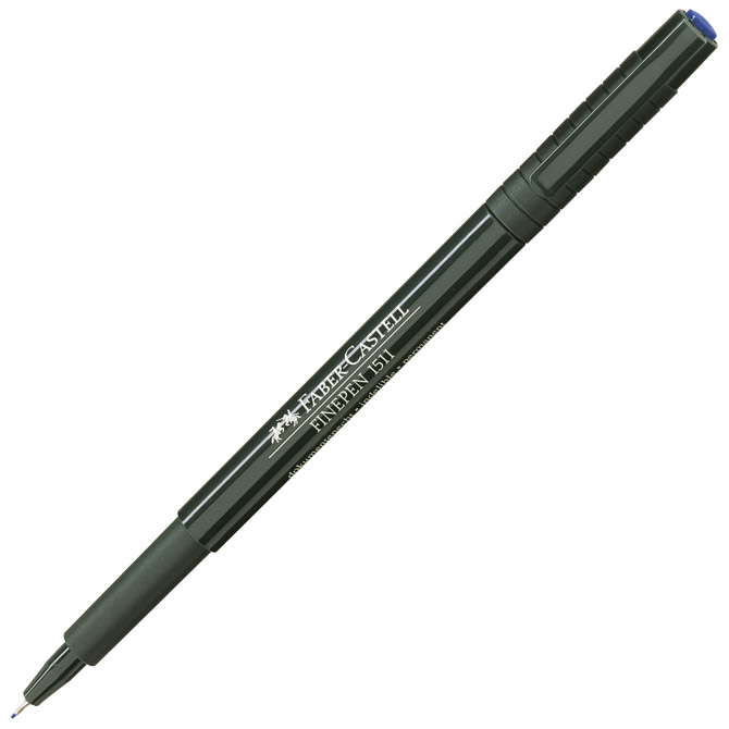 000001249.jpg Flomaster finepen 0,4mm Faber-Castell 1511 plavi - Slika 1