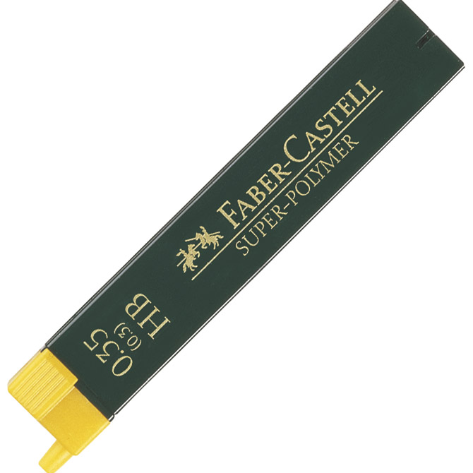 000001305.jpg Mine 0,3mm HB super polymer 1tuba Faber-Castell 9063 - Slika 1