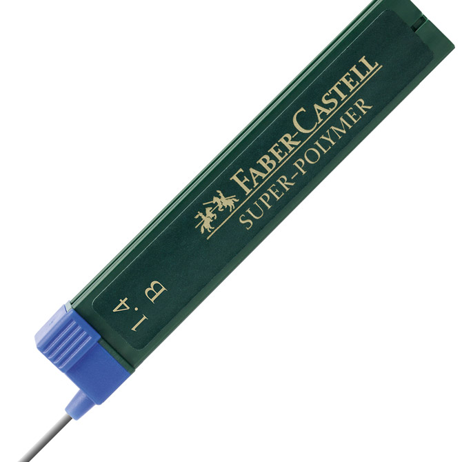 000001690.jpg Mine 1,4mm B 1tuba Faber-Castell 121411 - Slika 1