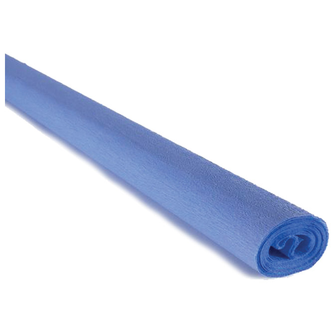 000002100.jpg Papir krep 40g 50x250cm Cartotecnica Rossi 276 svijetlo plavi - Slika 1