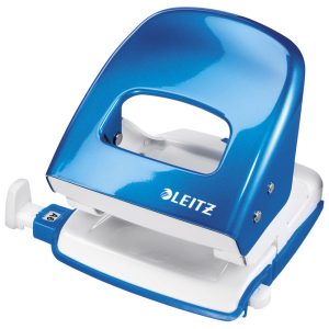 Bušač 2 rupe do 30 listova Wow Leitz 50082236 metalik svijetlo plavi blister