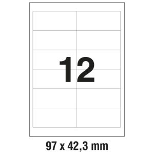 Etikete ILK 97x42,3 mm pk100L Zweckform 3659