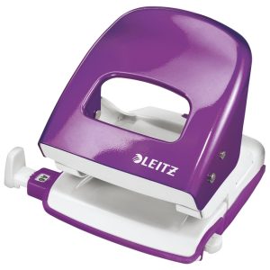 Bušač 2 rupe do 30 listova Wow Leitz 50082266 metalik ljubičasta blister