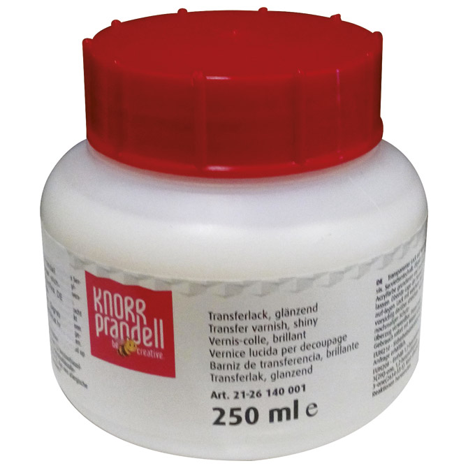 Ljepilo za salvete lak sjaj 250ml Knorr Prandell 21-26140001 Ljepilo za salvete lak sjaj 250ml Knorr Prandell 21-26140001