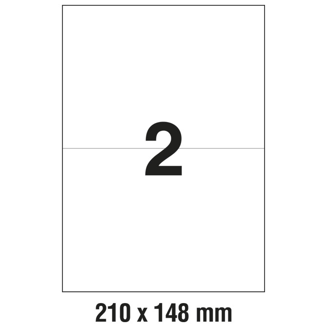 Etikete ILK 210x148 mm pk100L Zweckform 3655 Etikete ILK 210x148 mm pk100L Zweckform 3655